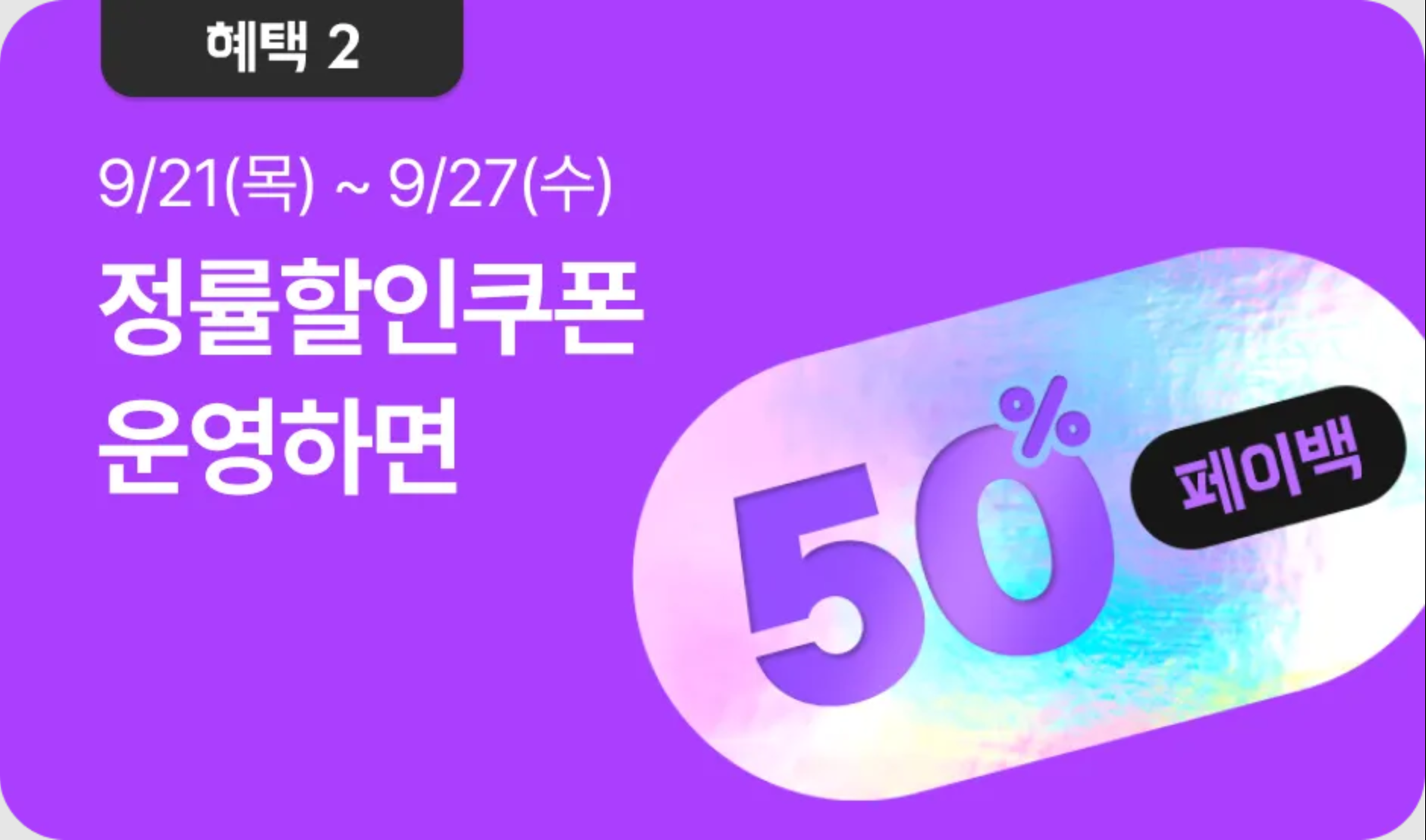 정률 할인
