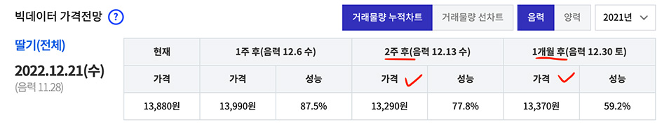 딸기가격전망