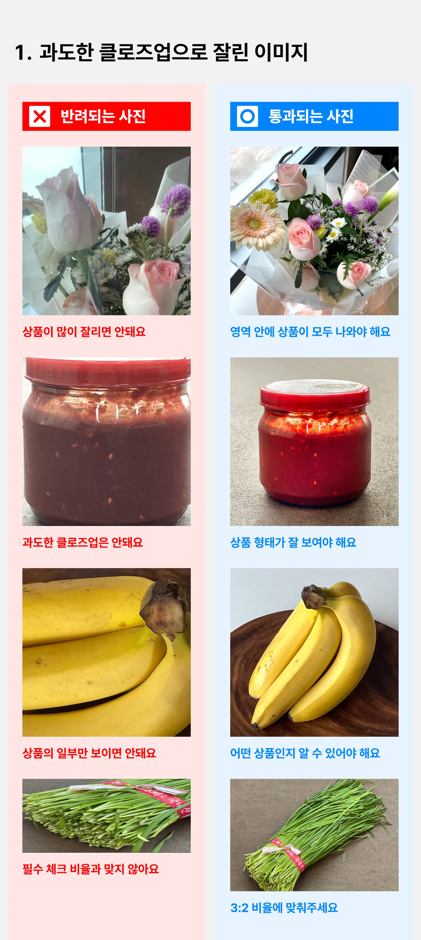 과도한 클로즈업