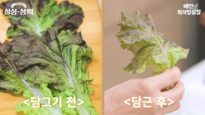 상추깻잎살리기