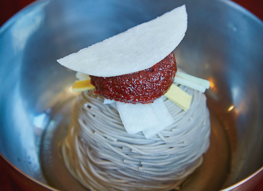 비빔막국수